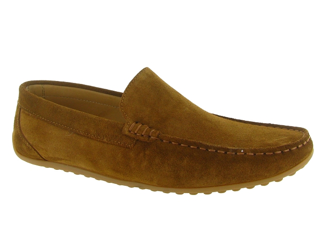 mocassins - Elégant - homme - Nubuck - Camel - Al tei