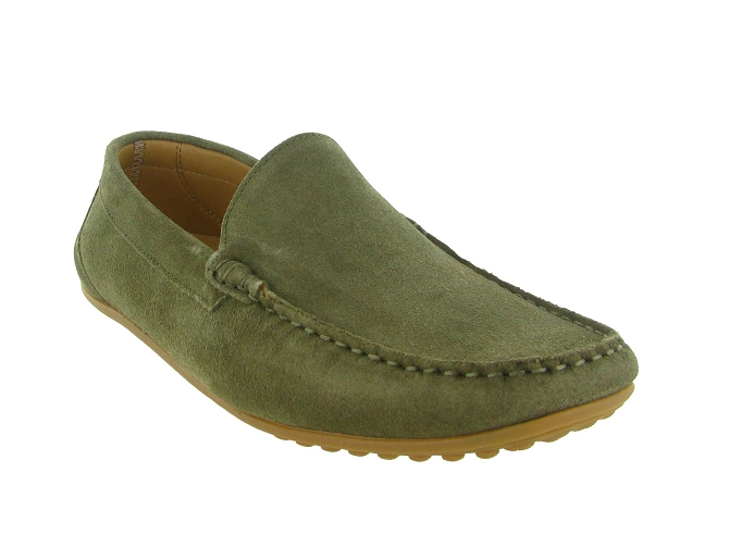 mocassins - Elégant - homme - Nubuck - Kaki - Al tei5902902_3