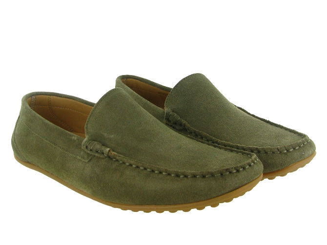 mocassins - Elégant - homme - Nubuck - Kaki - Al tei5902902_6