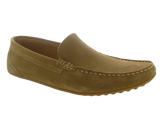 mocassins - Elégant - homme - Nubuck - Beige - Al tei