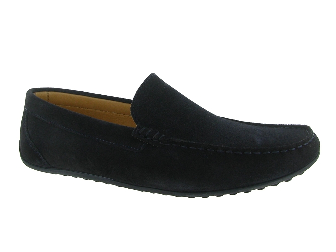 mocassins - Elégant - homme - Nubuck - Bleu Marine - Al tei