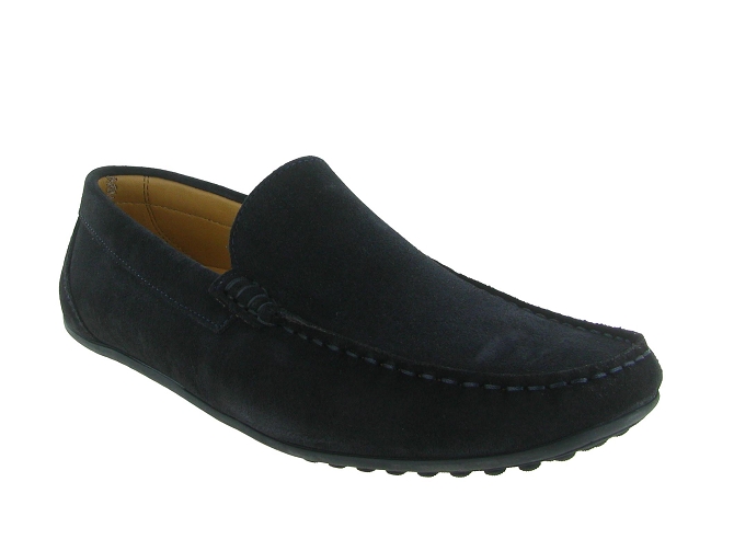 mocassins - Elégant - homme - Nubuck - Bleu Marine - Al tei5902904_3