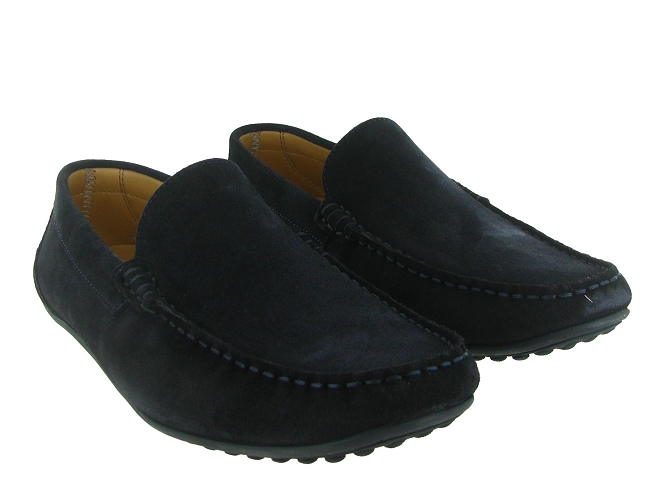 mocassins - Elégant - homme - Nubuck - Bleu Marine - Al tei5902904_6