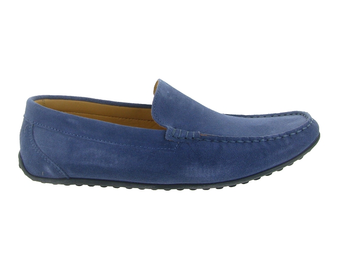 mocassins - Elégant - homme - Nubuck - Bleu - Al tei5902905_2