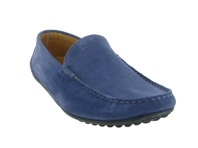 mocassins - Elégant - homme - Nubuck - Bleu - Al tei5902905_3