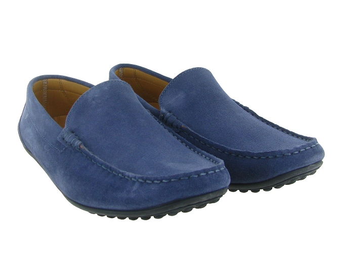 mocassins - Elégant - homme - Nubuck - Bleu - Al tei5902905_6