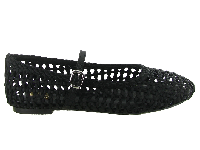 ballerines - Ballerine compensée - femme - Synthétique - Noir - La strada5904001_2