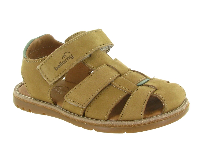 sandales et nu pieds -  - junior garcon - Nubuck - Beige - Bellamy