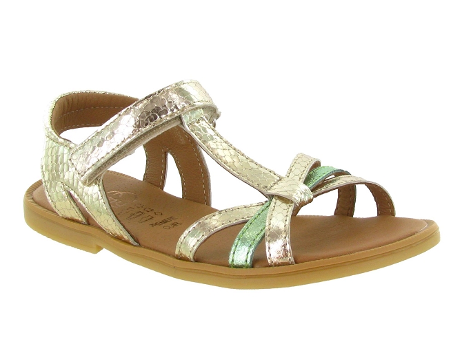 sandales et nu pieds -  - junior fille - Cuir - Or - Bellamy