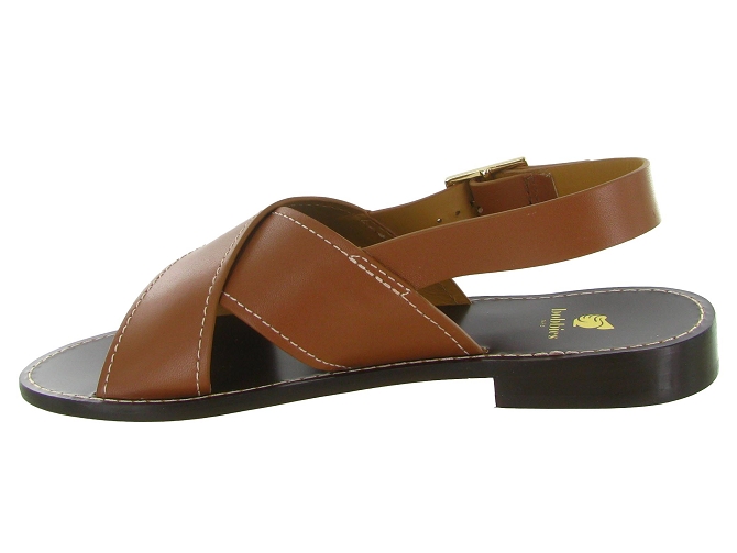 sandales et nu pieds - Confort - femme - Cuir - Camel - Bobbies5906201_4