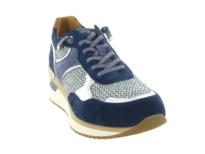 baskets et sneakers - Tendance - femme - Cuir - Bleu Marine - Mamzelle5907301_3