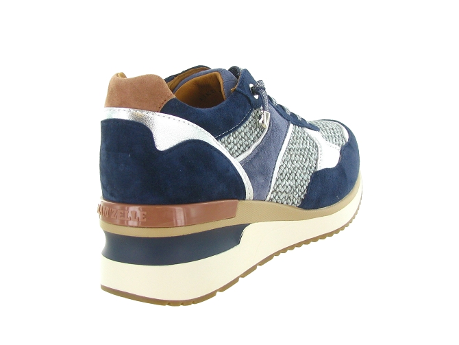 baskets et sneakers - Tendance - femme - Cuir - Bleu Marine - Mamzelle5907301_5