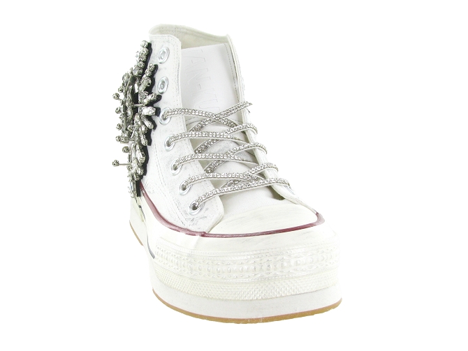 baskets et sneakers - Confort - femme - Toile  - Blanc - Nan ku5907502_3