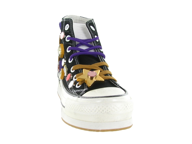 baskets et sneakers - Confort - femme - Toile  - Noir - Nan ku5907601_3