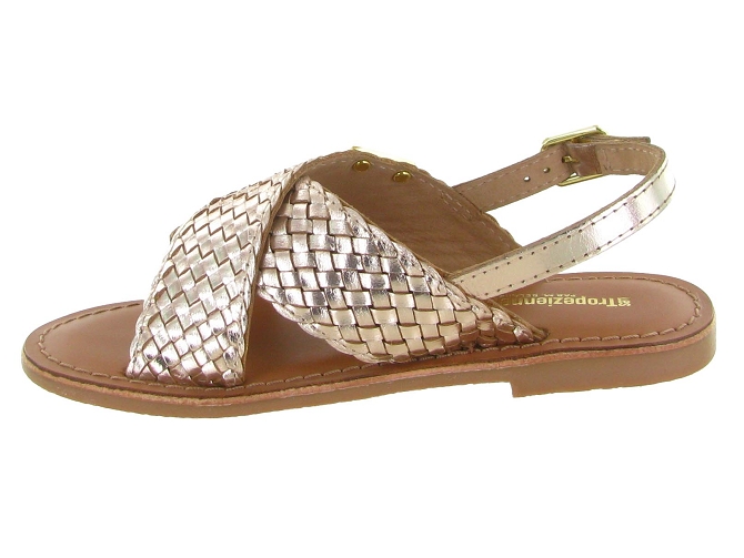 sandales et nu pieds -  - junior fille - Cuir - Or - Les tropeziennes5909301_4