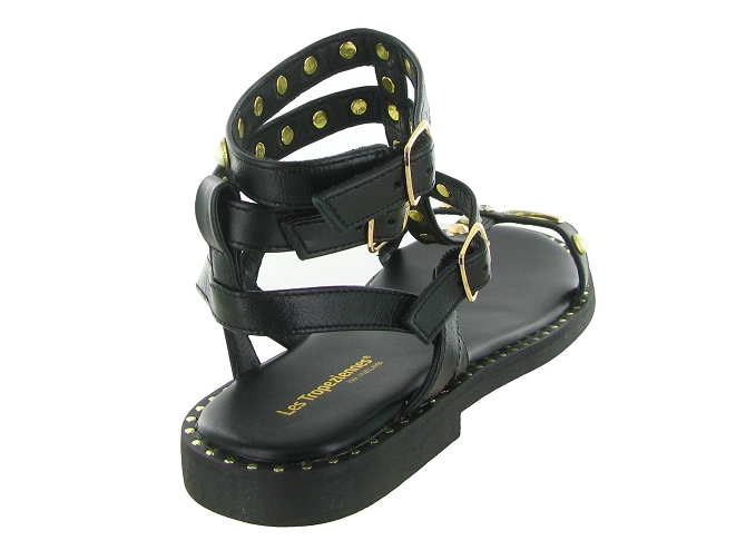 sandales et nu pieds - Confort - femme - Cuir - Noir - Les tropeziennes5909501_5