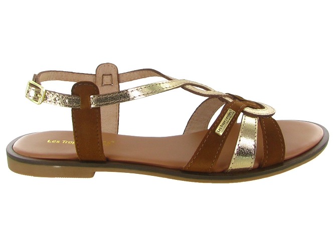 sandales et nu pieds - Casual - femme - Cuir - Marron - Les tropeziennes5909801_2