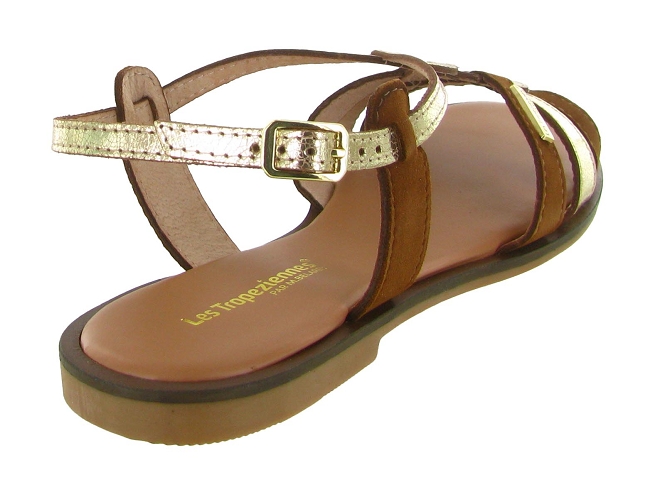 sandales et nu pieds - Casual - femme - Cuir - Marron - Les tropeziennes5909801_5