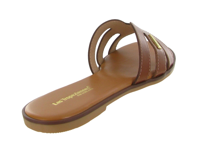 sandales et nu pieds - Mule Sabot - femme - Cuir - Marron - Les tropeziennes5910001_5