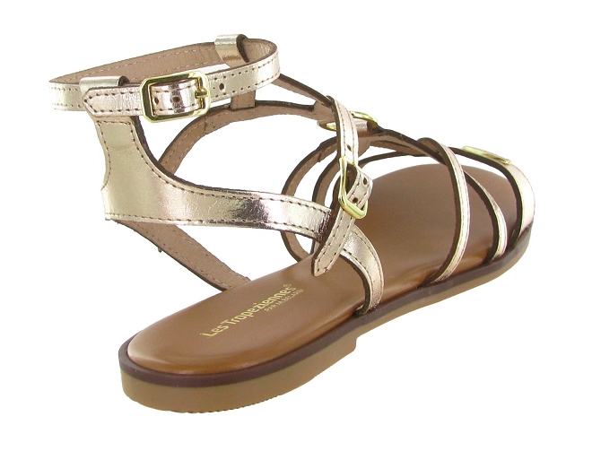 sandales et nu pieds - Casual - femme - Cuir - Or - Les tropeziennes5910101_5