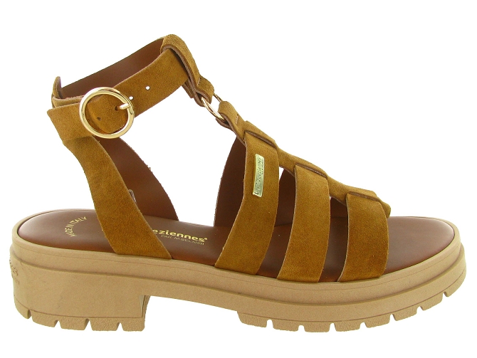 sandales et nu pieds - Confort - femme - Nubuck - Beige - Les tropeziennes5910301_2