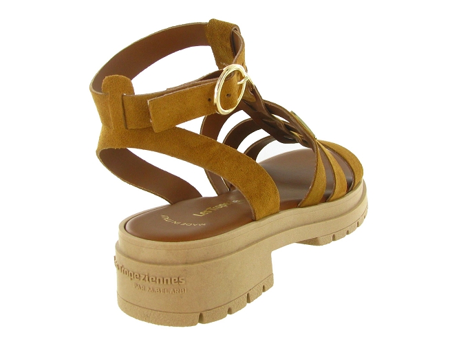 sandales et nu pieds - Confort - femme - Nubuck - Beige - Les tropeziennes5910301_5