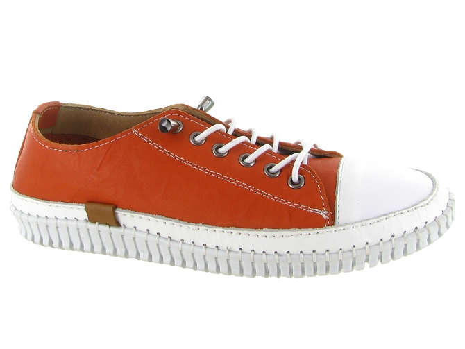 baskets et sneakers - Confort - femme - Cuir - Marron - Hooper