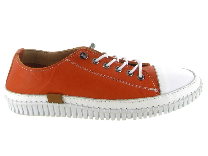 baskets et sneakers - Confort - femme - Cuir - Marron - Hooper5911401_2