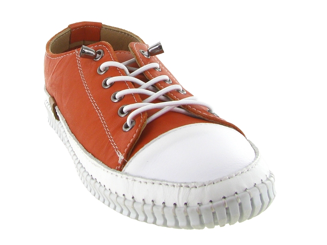 baskets et sneakers - Confort - femme - Cuir - Marron - Hooper5911401_3