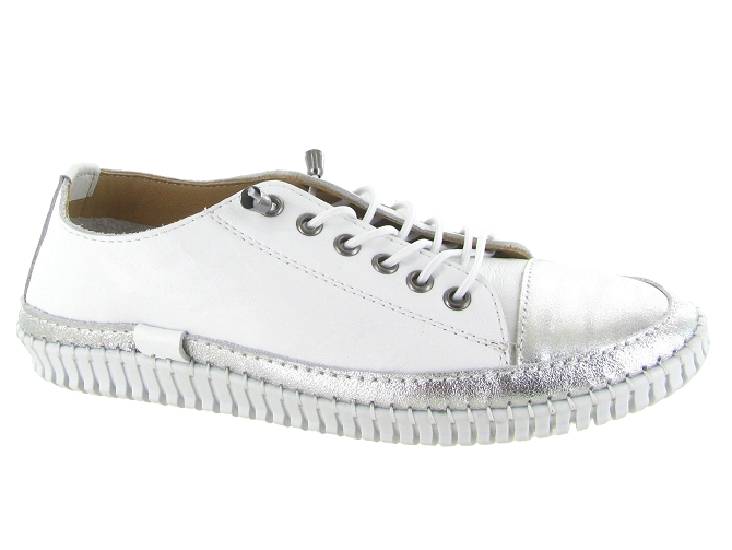 baskets et sneakers - Confort - femme - Cuir - Blanc - Hooper