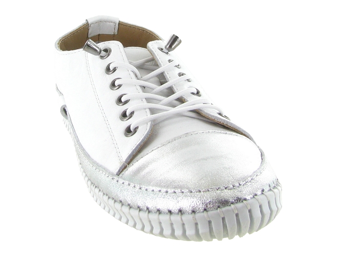 baskets et sneakers - Confort - femme - Cuir - Blanc - Hooper5911402_3