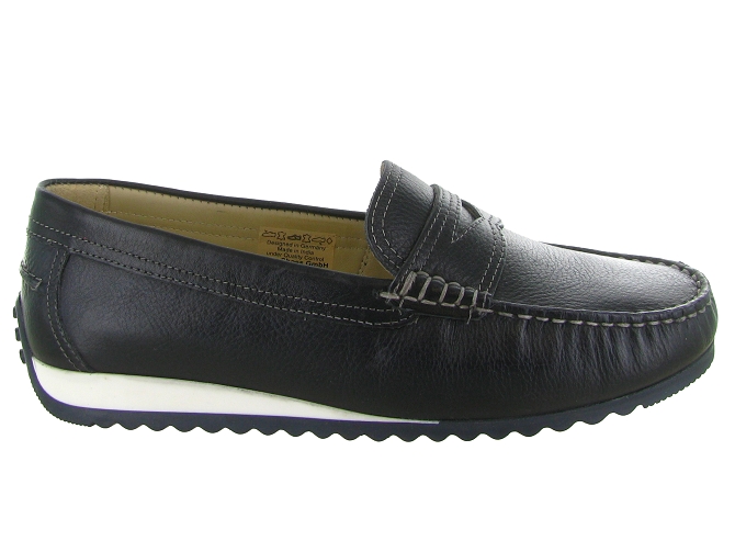 mocassins - Elégant - femme - Cuir - Bleu - Ara5911801_2