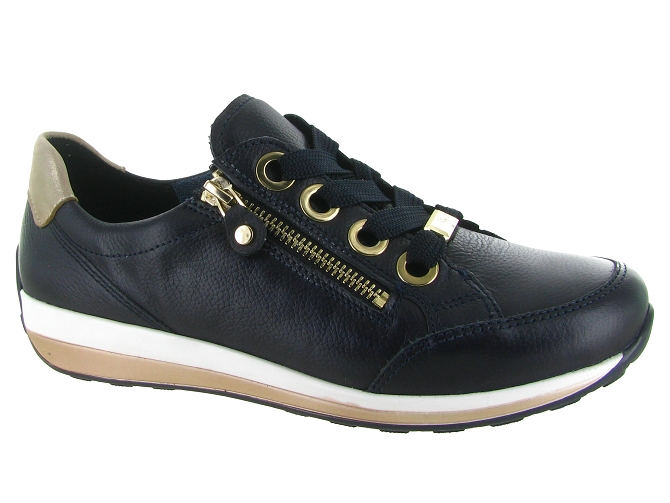 baskets et sneakers - Confort - femme - Cuir - Bleu - Ara