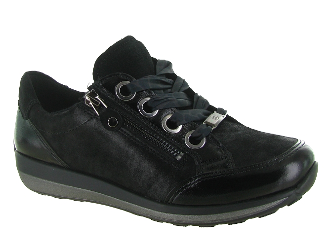 baskets et sneakers - Confort - femme - Cuir - Noir - Ara