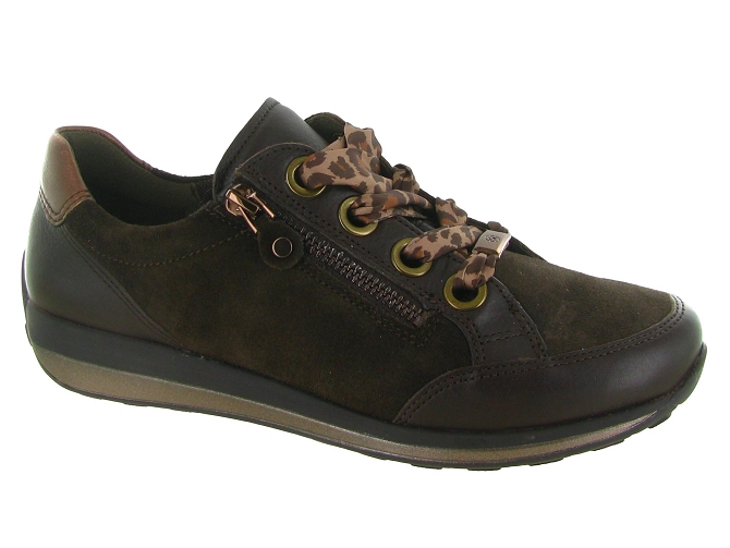 baskets et sneakers - Confort - femme - Cuir - Marron - Ara