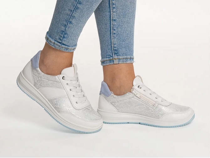baskets et sneakers - Confort - femme - Cuir - Blanc - Ara5912501_3