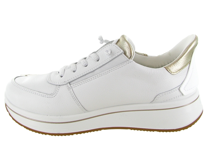 baskets et sneakers - Confort - femme - Cuir - Blanc - Ara5912801_4