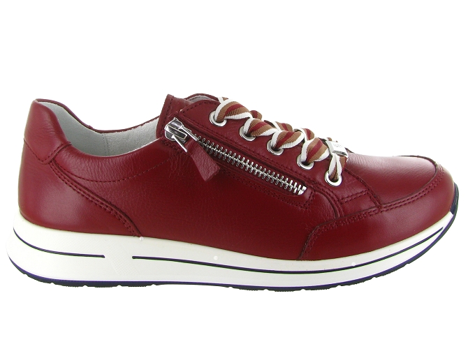 baskets et sneakers - Confort - femme - Cuir - Rouge - Ara5913001_2