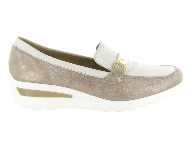 mocassins - Elégant - femme - Cuir - Argent - Ara5913101_2
