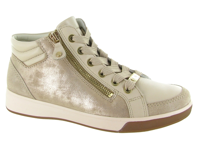 baskets et sneakers - Montante - femme - Cuir - Gris - Ara