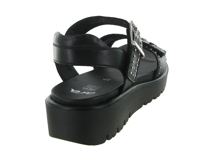 sandales et nu pieds - Casual - femme - Cuir - Noir - Ara5913401_5