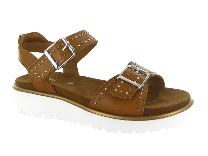 sandales et nu pieds - Casual - femme - Cuir - Marron - Ara
