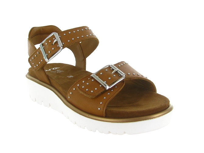 sandales et nu pieds - Casual - femme - Cuir - Marron - Ara5913402_3