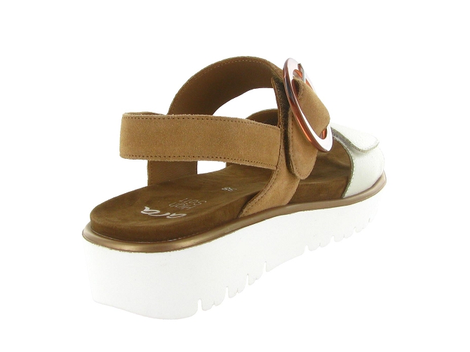 sandales et nu pieds - Casual - femme - Cuir - Marron - Ara5913502_5