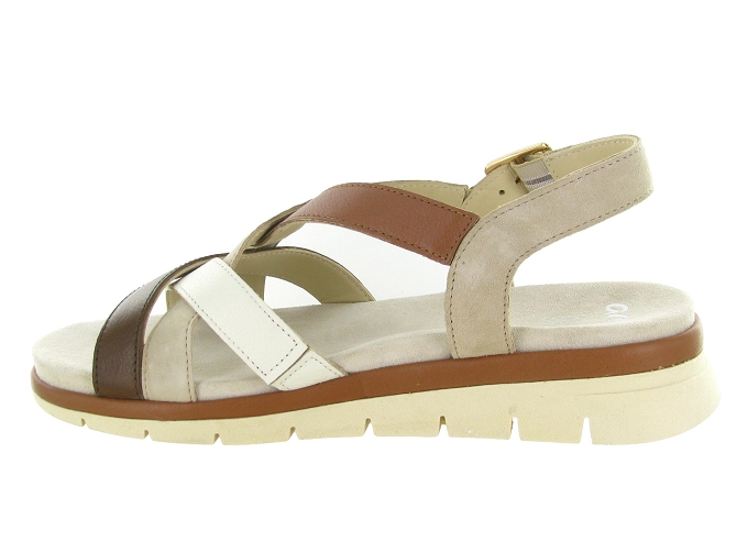 sandales et nu pieds - Confort - femme - Cuir - Crème - Ara5913801_4