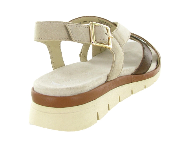 sandales et nu pieds - Confort - femme - Cuir - Crème - Ara5913801_5