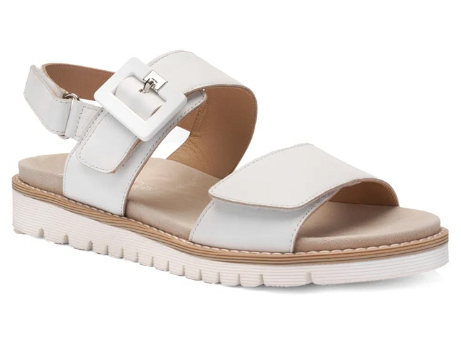sandales et nu pieds - Confort - femme - Cuir - Blanc - Ara