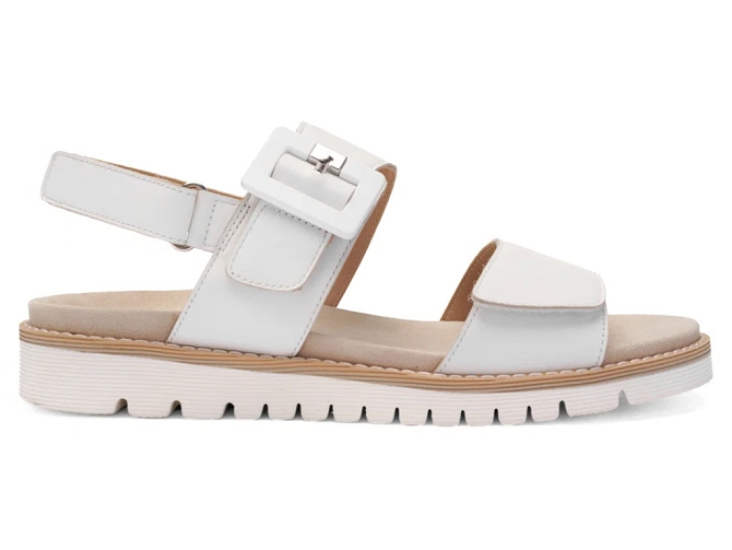 sandales et nu pieds - Confort - femme - Cuir - Blanc - Ara5913901_2
