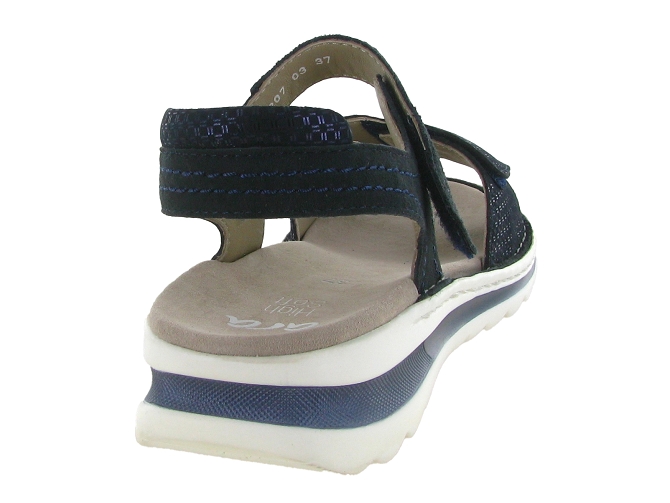 sandales et nu pieds - Confort - femme - Cuir - Noir - Ara5914001_5