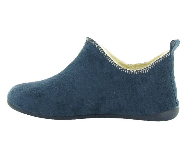 chaussons et pantoufles - Charentaises Hiver - homme - Synthétique - Bleu Marine - La maison de l espadrille5915401_4